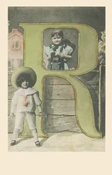 R: Trajes de duas crianças