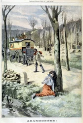 Uma menina cigana abandonada pela sua família - no "Le Petite Parisien" de 15/03/1903.
