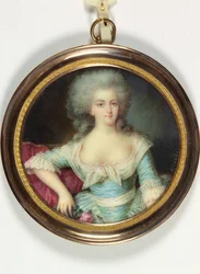 Uma senhora chamada Madame Elisabeth de France (esmalte)