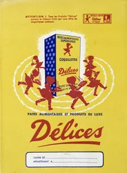Publicidade para massas alimentícias "Delices".
