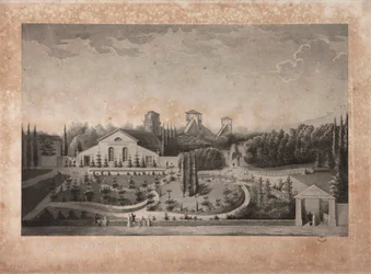 Parque de diversões com Panstéréorama
