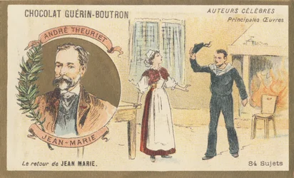 André Theuriet (1833-1907), poeta, romancista e dramaturgo francês, autor de “Jean-Marie”, drama (1872)