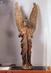 Anjo, 1260-70, da Igreja de Saudemont (madeira dourada)