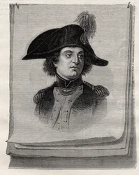 Antoine Joseph Santerre (1752-1809) de "História da Revolução Francesa" por Louis Blanc (1811-1882)