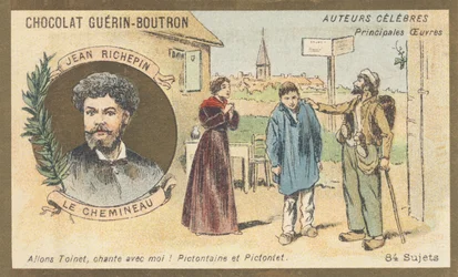 Auguste-Jules Richepin dit Jean Richepin (1849-1926), poeta, romancista e dramaturgo francês, autor de “Le chemineau”, drama em cinco atos (1897)