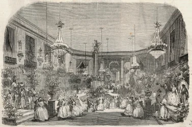 Bal dá para o Hotel Lambert na Ile Saint Louis, 2 rue Saint Louis en l