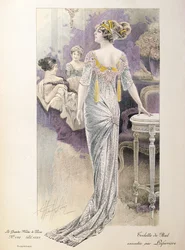 Vestido de baile de Les Grandes Modes de Paris