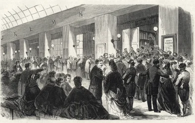 Banque - Societe Generale - emissão de cinco e dois francos - 1871