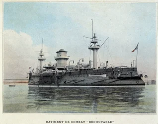 Barco de batalha "Redoutable" - em "Álbum Militar - Marinha: A vida a bordo".