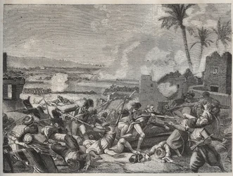 Batalha de Sediman - batalha entre o exército francês comandado pelo General Louis Charles Antoine Desaix (1768-1800) e o exército Mamluk de Mourad Bey (1750-1801), 7 de outubro