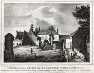 Batalha de Waterloo. (gravura, ca. 1830)