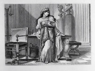 Berenice, ilustração para Berenice por Jean Racine (1639-99)