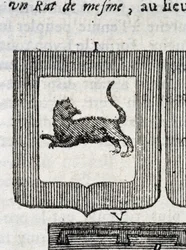 Blazon do Regimento de Infantaria Italiano em "La Vraye and Perfect Science of Arms or the Armorial Index" de Pierre Palliot
