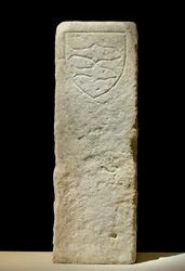 Borne delimitando o domínio da Abadia Cisterciense de Fontenay, Bourgogne