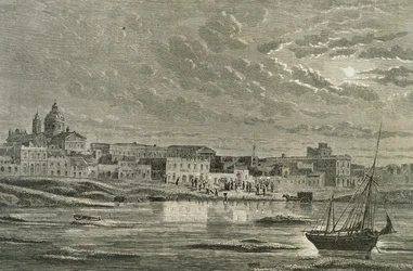 Buenos Aires na década de 1860 (gravura)
