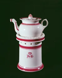 Cafeteira de Honore de Balzac (1799-1850) (porcelana)