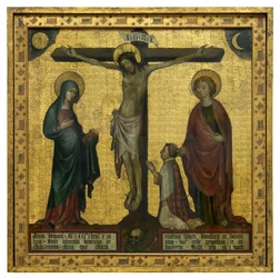 Calvário de Hendrik van Rijn (óleo sobre painel)