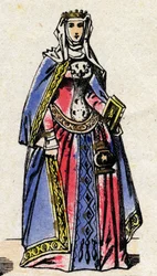 Dinastia dos Capetianos: Retrato de Clemence da Hungria