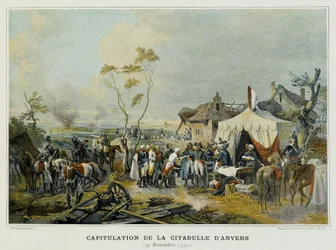 Capitulação da Cidadela de Antuérpia (Flandres, Bélgica), 29 de Novembro de 1792.