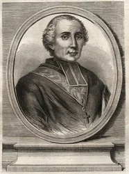 Cardeal Francois-Nicolas-Madeleine (François Nicolas Madeleine) Morlot 1795-1862 - Arquévico de Paris e Cardeal -