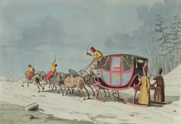 Transporte em trenós