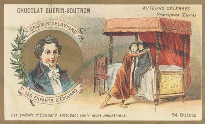 Casimir Delavigne (1793-1843), poeta e dramaturgo francês, autor de "Les enfants d
