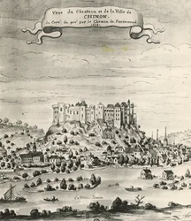 Castelo e cidade de Chinon