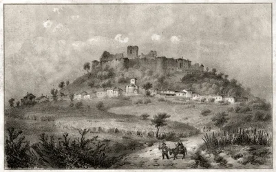 Castelo de Preny. (gravura, ca. 1860)