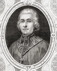 Charles Maurice de Talleyrand-Perigord, de "História da Revolução Francesa" por Louis Blanc (1811-82)