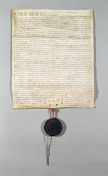 Carta da Comuna de Peronne, concedida por Philippe Auguste (1165-1223) 1209 (velino)