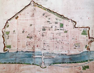 Mapa da cidade de Orleans, França