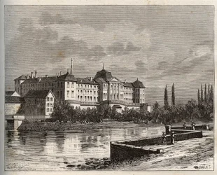 Commercy - La Meuse (55), Lorraine, França - gravura em "La France illustree: geographie, histoire, administration statistique" de V.A. Malt-Brown. 1884