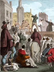 Conspiração de Chalais: execução de Henri de Talleyrand (1599-1626), conde de Chalais, por conspirar contra Richelieu. Nantes