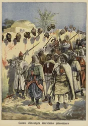 Comboio de insurgentes marroquinos capturados, 1897
