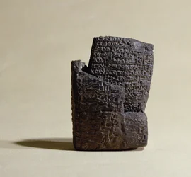 Cópia de uma carta da Mesopotâmia em seu envelope (gesso)