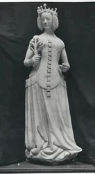 Cópia de uma estátua de Isabella da Baviera (1371-1435)