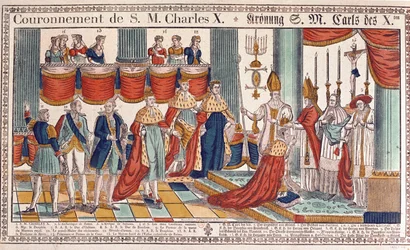 Coroação de Carlos X (1757-1836) em Reims, 29 de maio de 1825