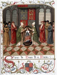 Coroação de Henrique VI em Paris em 1431
