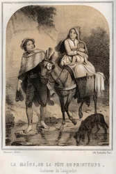 Fantasias do Languedoc - a festa de Maios ou Primavera - gravada em "AS FONTES DAS MINHAS MEMÓRIAS E VIAGENS" por MORING MICHEL - final do século XIX