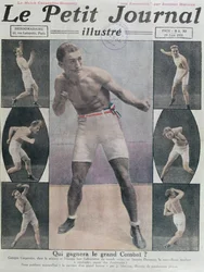 Capa do Le Petit Journal apresentando a luta entre Carpentier e Dempsey, 1921