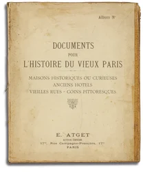 Capa do álbum "Documents pour l" histoire du vieux Paris "de Eugene Atget, c.1910