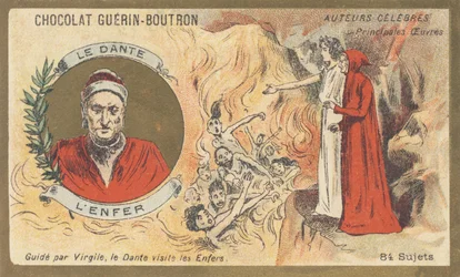 Dante Alighieri, conhecido como "Dante" (1265-1321), poeta florentino, escritor, pensador e político, autor de "Inferno".
