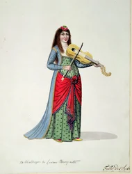 Filha dos sultões, período otomano, terceiro quartel do século XVIII (wc no papel)
