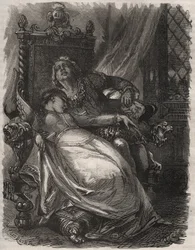 Morte de Paolo e Francesca: a esposa de Francesca Da Rimini (Françoise de Rimini