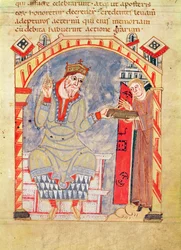 Dedicação a Charles the Bald, de La Vie de St. Amand