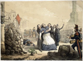 Denis Affre, arcebispo de Paris, mártir (25 de Junho de 1848)