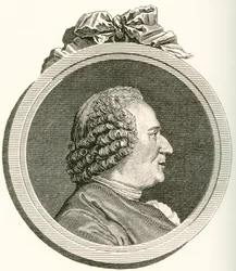 Denis Diderot, 1713 1784. Filósofo francês, crítico de arte e escritor. De Les Heures Libres publicado em 1908.