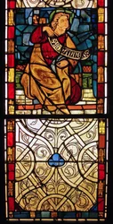 Retratando São João: grisaille da capela do castelo, Rouen