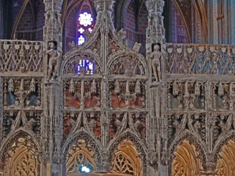 Retratando detalhes da tela - jubé - entre o coro e a nave