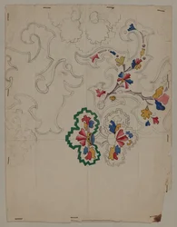 Desenho de projeto, início do século XIX